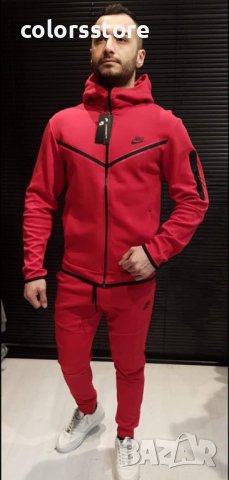 Червен мъжки екип  Nike код SS-P93, снимка 1 - Спортни дрехи, екипи - 41849662