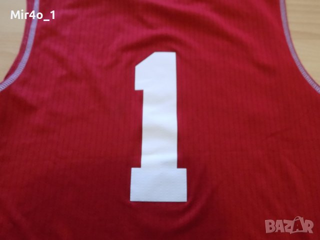 баскетболен потник indiana nba adidas екип тениска спорт оригинален L, снимка 6 - Спортни дрехи, екипи - 39988816