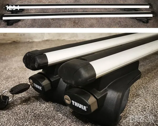 THULE алуминиев багажник напречни греди за монтаж на надлъжни рейки 135cm
