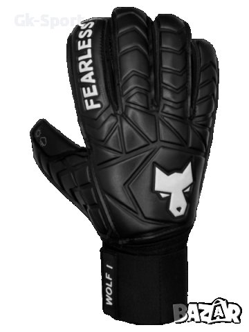 Вратарски ръкавици Fearless Wolf I Black размер 4,5,6, снимка 1 - Футбол - 42308134
