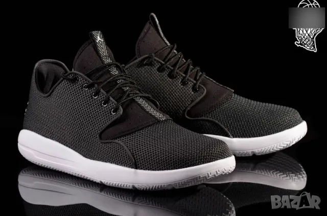маратонки NIKE AIR JORDAN ECLIPSE BLACK WHITE ANTHRACITE GS номер 37,5-38, снимка 3 - Маратонки - 47697047
