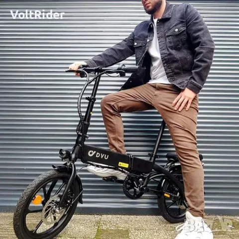 Сгъваемо електрическо колело DYU A1F Pro 350W 36V 7.8Ah, снимка 10 - Велосипеди - 49399846