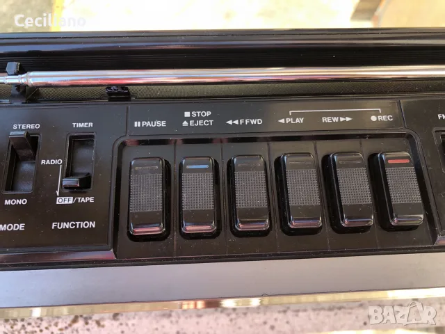 Радиокасетофон SANYO M-9922K (Japan), снимка 8 - Радиокасетофони, транзистори - 55790438