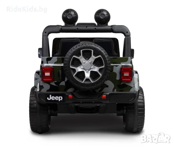 Офроуд акумулаторен автомобил  JEEP RUBICON Камофлаж– 4x4, до 35кг., с дистанционно и LED,, снимка 6 - Детски велосипеди, триколки и коли - 50099656