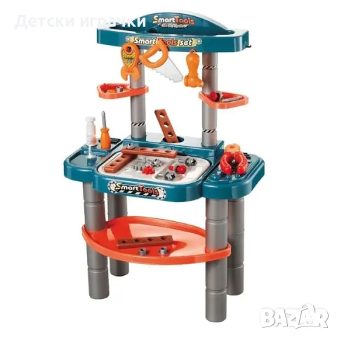 Инструменти с маса работилница с течаща вода 40+ части , снимка 2 - Образователни игри - 49216089