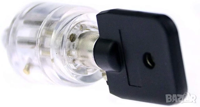 Прозрачна тренировъчна тубуларна ключалка с 7 пина, снимка 2 - Други инструменти - 51364671