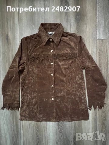 Дамска плюшена риза