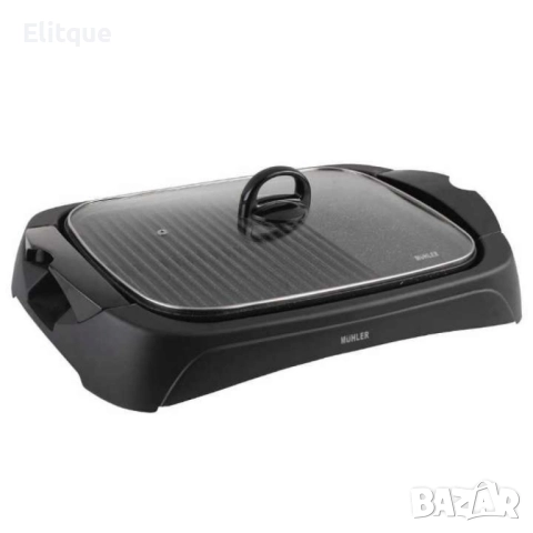 Скара електрическа с капак, мраморно покритие, 2000W