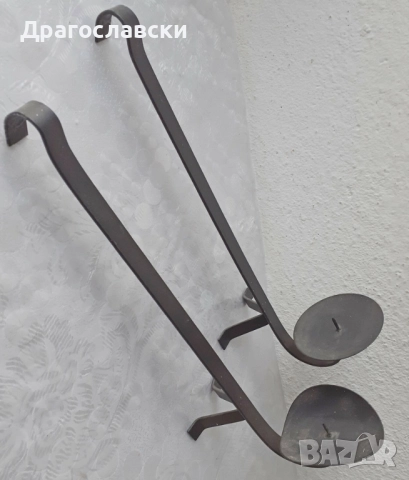 Различни свещници: свещник за 3 свещи с елени, човек, елха, елен, за стена, снимка 16 - Други - 28875988