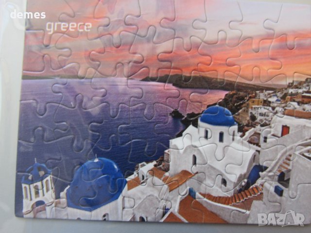 Магнит-пъзел от Санторини, Гърция, снимка 3 - Колекции - 44149353