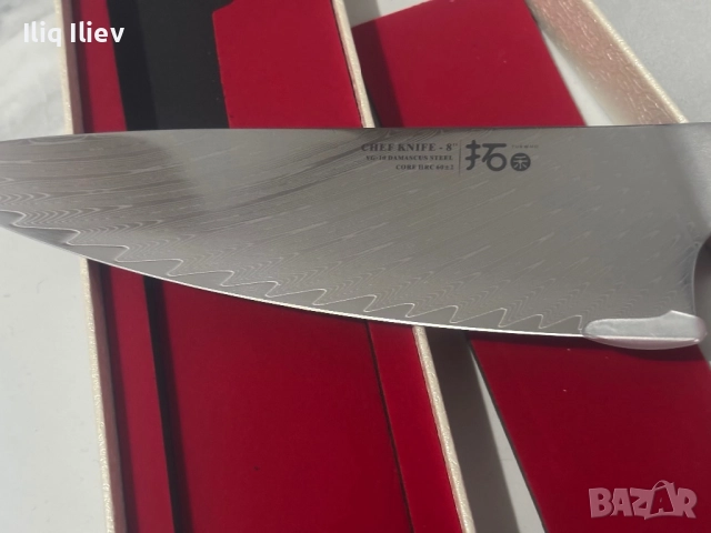 Професионален Кухненски нож на шеф, снимка 2 - Прибори за хранене, готвене и сервиране - 52930764