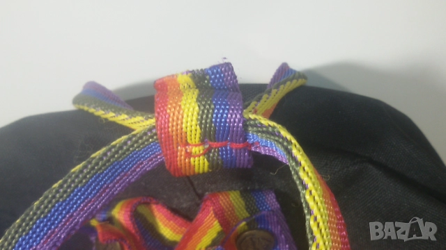 Раница Fjällräven Kanken Rainbow, черна с дъги, реплика, снимка 7 - Раници - 51836814