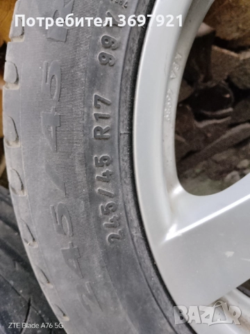 4бр. Гуми с джанти, снимка 3 - Гуми и джанти - 52249493