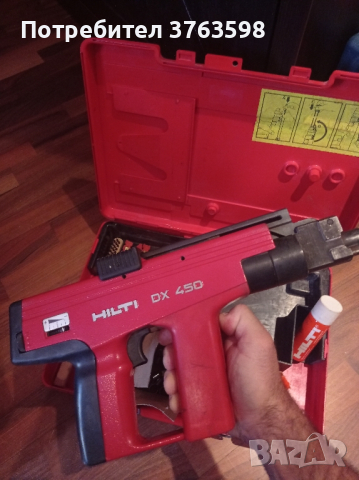 хилти пистолет за директен монтаж , снимка 4 - Куфари с инструменти - 44789435