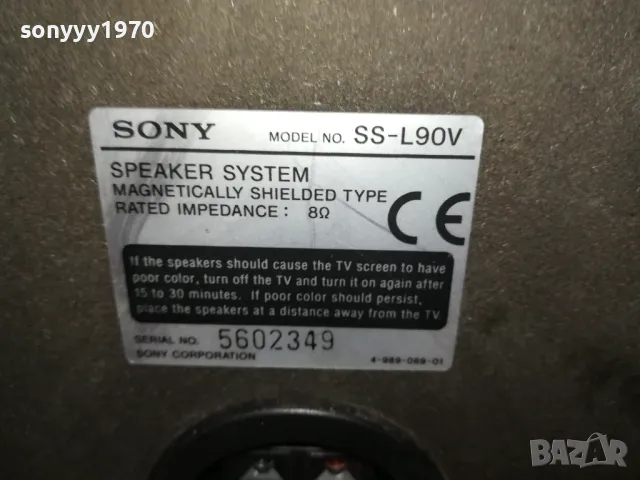 SONY SS-L90V-2БР ТОНКОЛОНИ 0405250744LNWC, снимка 7 - Тонколони - 50148203