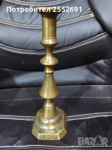 Свещник , снимка 2 - Антикварни и старинни предмети - 41886525