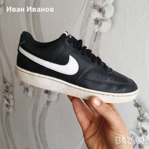 оригинални кецове/маратонки  NIKE COURT VISION LOW номер 38-38,5, снимка 12 - Маратонки - 39810502