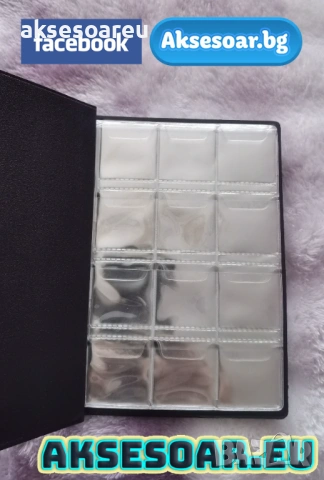 Кожен албум книга за монети 10 страници 120 джоба за жетони Възпоменателни монети, медальони Значки , снимка 17 - Нумизматика и бонистика - 53769899