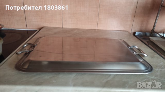 Guy Degrenne френски първокласен масивен поднос от неръждаема стомана отличен, снимка 4 - Аксесоари за кухня - 44265540