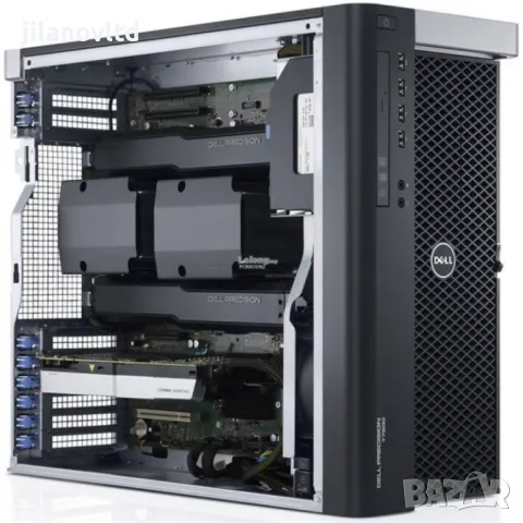  Работна станция DELL T5600 2x E5-2620 32GB 256GB SSD + 1TB HDD K2000, снимка 2 - Работни компютри - 50056881