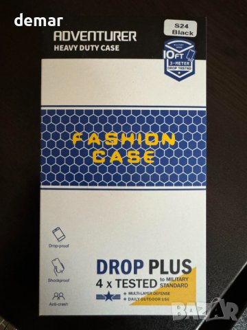 GOLDJU Калъф за Samsung Galaxy S24 с вграден плъзгащ се капак за камера и пръстен с въртяща се стойк, снимка 8 - Калъфи, кейсове - 44186100