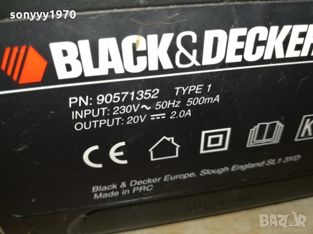 BLACK & DECKER LITHIUM-CHARGER-GERMANY 2609212202, снимка 15 - Други инструменти - 34262277