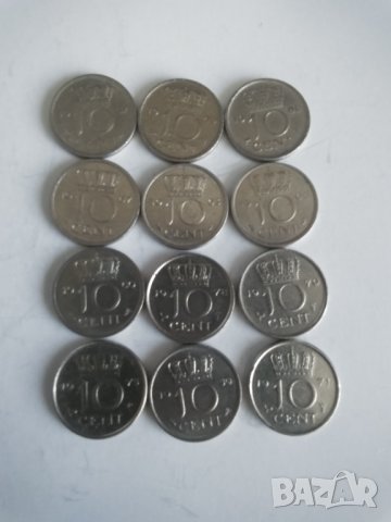 Лот 10 цента Холандия 12 бр., снимка 1