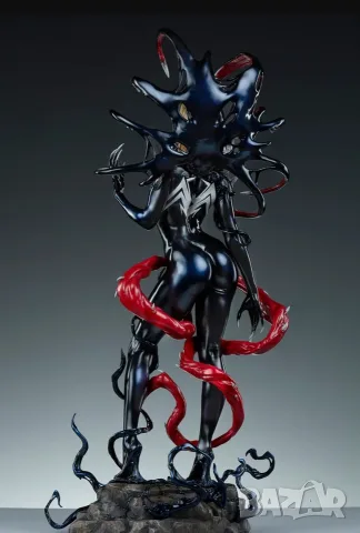 Ръчно изработениа статуя на Гвенъм от Спайдър - мен /Marvel Gwenom simbioted, снимка 5 - Фигурки - 53288621