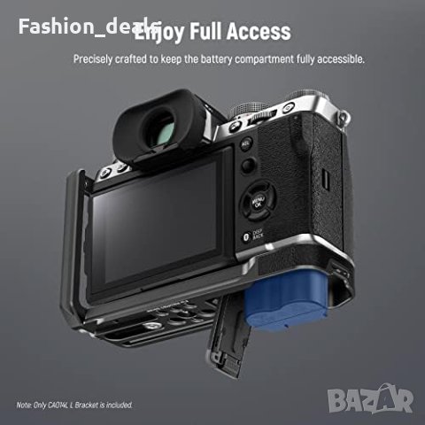 Нова X-T5 L скоба съвместима с FUJIFILM X-T5/Камера Снимане, снимка 6 - Чанти, стативи, аксесоари - 41520548