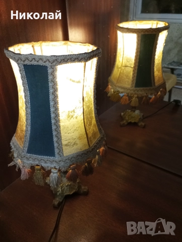 Старинна нощна лампа, снимка 7 - Антикварни и старинни предмети - 52795026