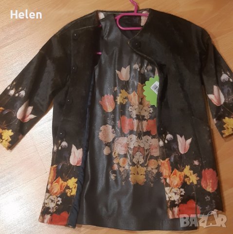 Рокля с астраганово палтенце Юнона , снимка 5 - Детски комплекти - 39042805