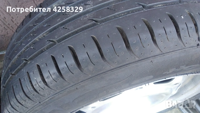 Железни джанти със летни гуми за поло 6n2  шкода Сеат., снимка 4 - Гуми и джанти - 53667313