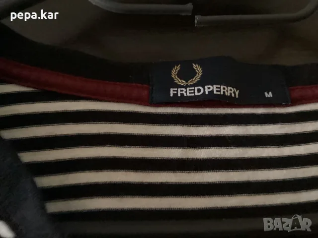 FREDPERRY Блуза с къс ръкав М размер , снимка 2 - Блузи - 56223545
