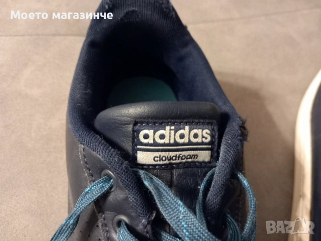 Adidas Cloudfoam маратонки, № 45, естествена кожа, снимка 4 - Спортни обувки - 51834239