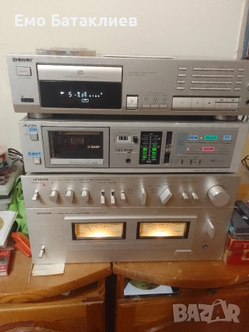 Hitachi stereo power Amplifier HMA -6500 komplekt.