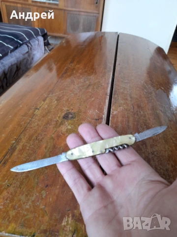 Стар джобен нож,ножче,ножка #182, снимка 4 - Други ценни предмети - 53609316