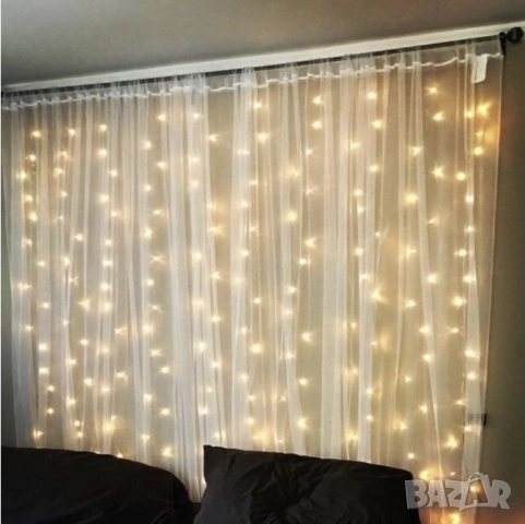 LED светеща завеса