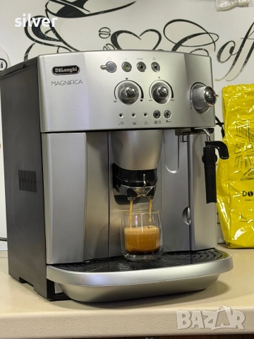 Кафемашина кафе автомат delonghi magnifica с гаранция, снимка 6 - Кафемашини - 52755098