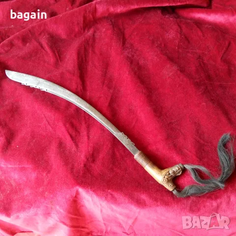 Мандау, ятаган, сабя., снимка 4 - Антикварни и старинни предмети - 56149900