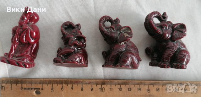 ретро Китай фигури слонове и кунг мастер, снимка 2 - Антикварни и старинни предмети - 39313184