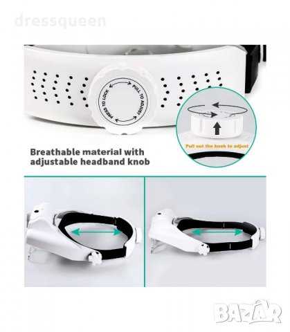 82000MC Увеличителна лупа за глава с лед осветление, снимка 4 - Друга електроника - 34238138