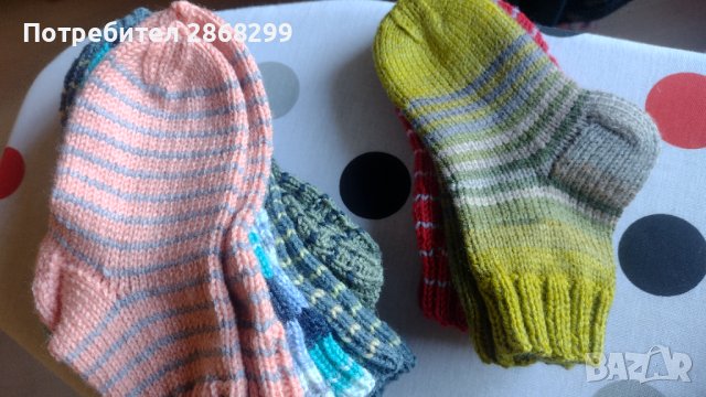 НОВИ Ръчно плетени чорапи, снимка 3 - Мъжки чорапи - 42664790