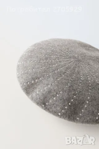 Нови Zara вълнени барети, 56 см., снимка 4 - Шапки, шалове и ръкавици - 50229296