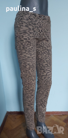 XS / S / Еластични дънки в леопардов принт / леопардова шарка "Prepair" / малък размер 