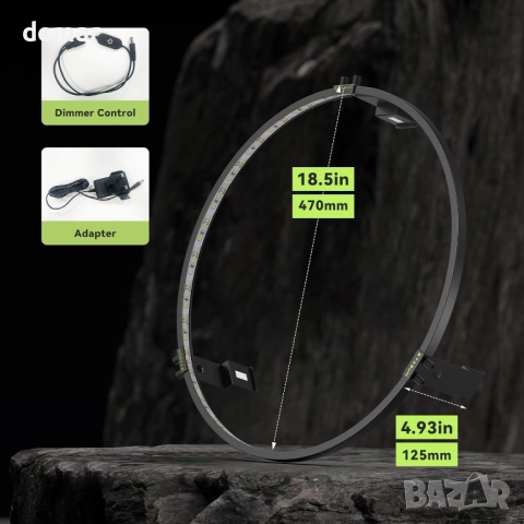 STASUN 360° светлина за дартс, бяло LED осветление, 12W 6500K, магнитно, снимка 5 - Дартс - 51951410