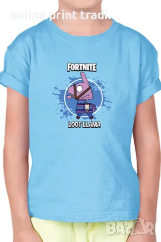 Детска тениска Фортнайт Fortnite Loot Lama Llama, снимка 15 - Детски тениски и потници - 48523323