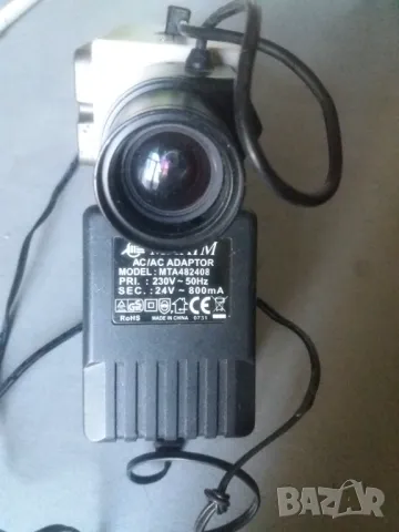 Цветна ТВ видео камера с адаптер за елзахранване, снимка 3 - Камери - 47956208