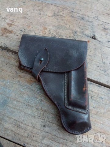 Стар кожен кобур за пистолет, снимка 1