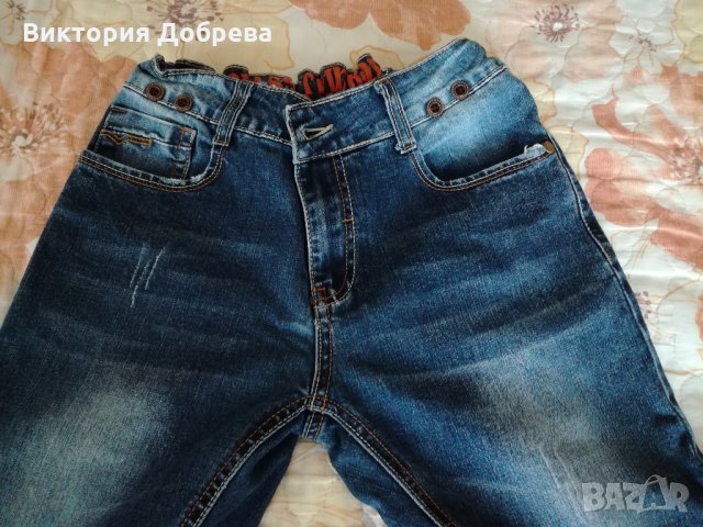 Детски дънки за момче, 14г., снимка 2 - Детски панталони и дънки - 34492401
