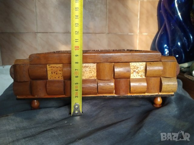 стара дървена кутия, снимка 2 - Антикварни и старинни предмети - 35933538